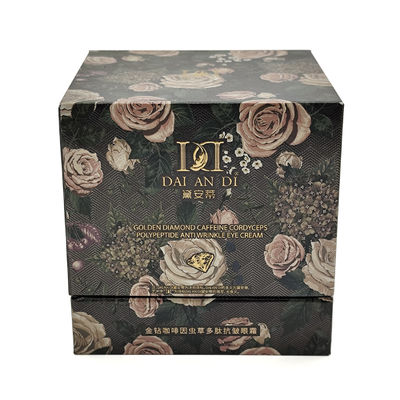 Custom Size Luxury Skincare Rigid Box with Free Sample and Cuboid Design for Cosmetic Packaging