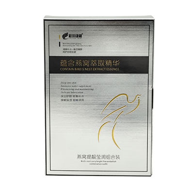 Free Sample Custom Size Glossy Film Cosmetic Carton Packaging Box for Skin Care Products