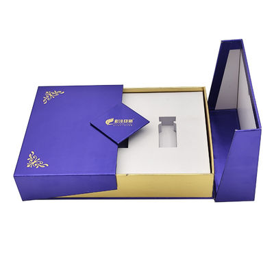 Free Sample Custom Magnetic Closure Luxury Cosmetic Box with Double Door Open for Perfume Gift Packaging
