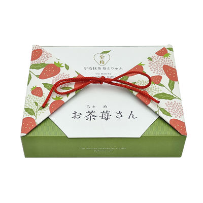 Custom ISO9001 Certified Paperboard Folding Gift Box with UV Printing for Matcha Tea Coffee Snacks Packaging