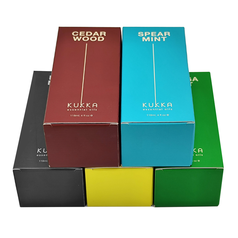 Custom Luxury 120ml  50ml 30ml 10ml Essential Oil Perfume Square Package Box Cosmetic Packaging Paper Boxes