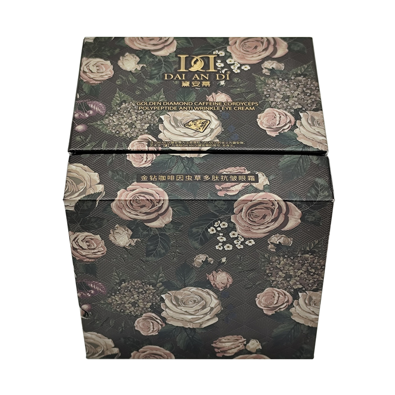 Free sample luxury skincare rigid packaging box custom inserts cardboard box for skincare perfume candle jars