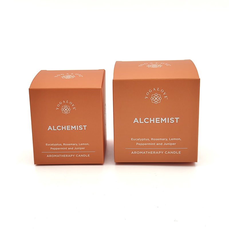 Wholesale custom small jars aromatherapy scented candle gift paper packaging box for candle