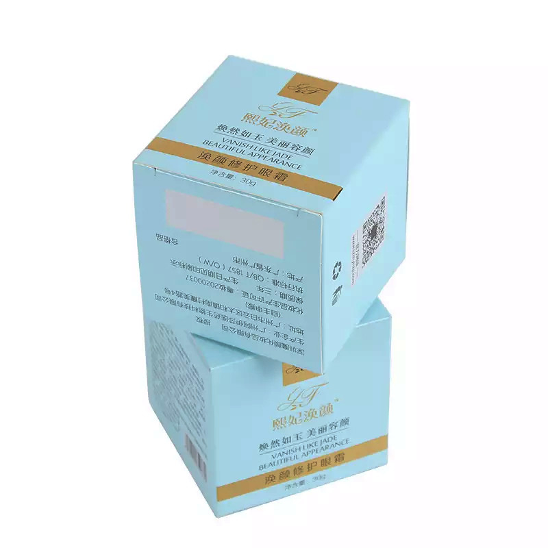 Custom Order Accepted Embossed Treatment Eye Cream Box Mask Packaging Box Fast Shipping