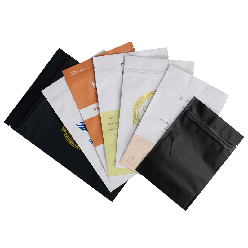 Aluminum 3 Side Seal Facial Mask Packaging Bag PET VMPET PE Material Structure