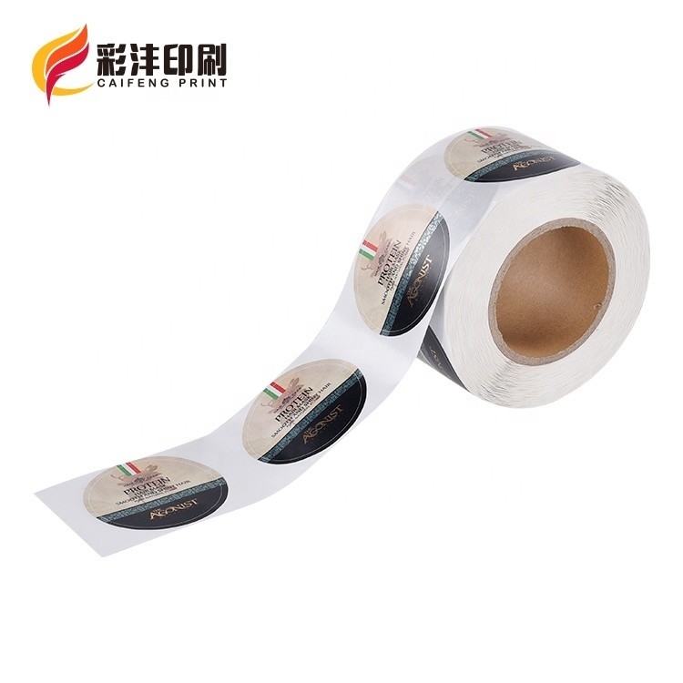 Vinyl Cosmetic Bottle Adhesive Sticker Label Custom Logo CMYK Matte Label Sticker