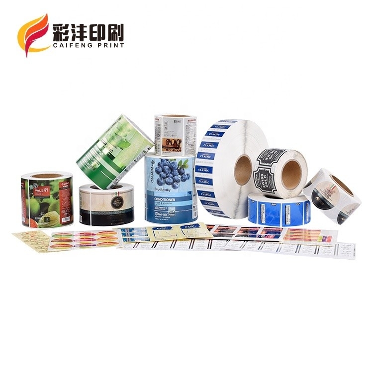 Vinyl Cosmetic Bottle Adhesive Sticker Label Custom Logo CMYK Matte Label Sticker