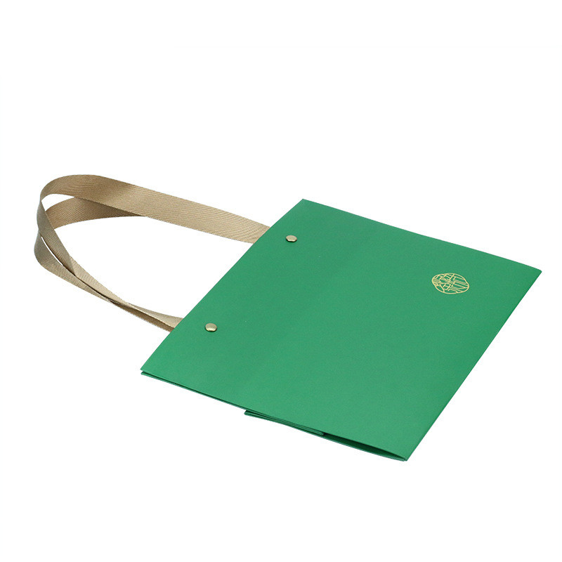 Durable And Stylish Cardboard Paper Shopping Bags Offset Printing Ins Style