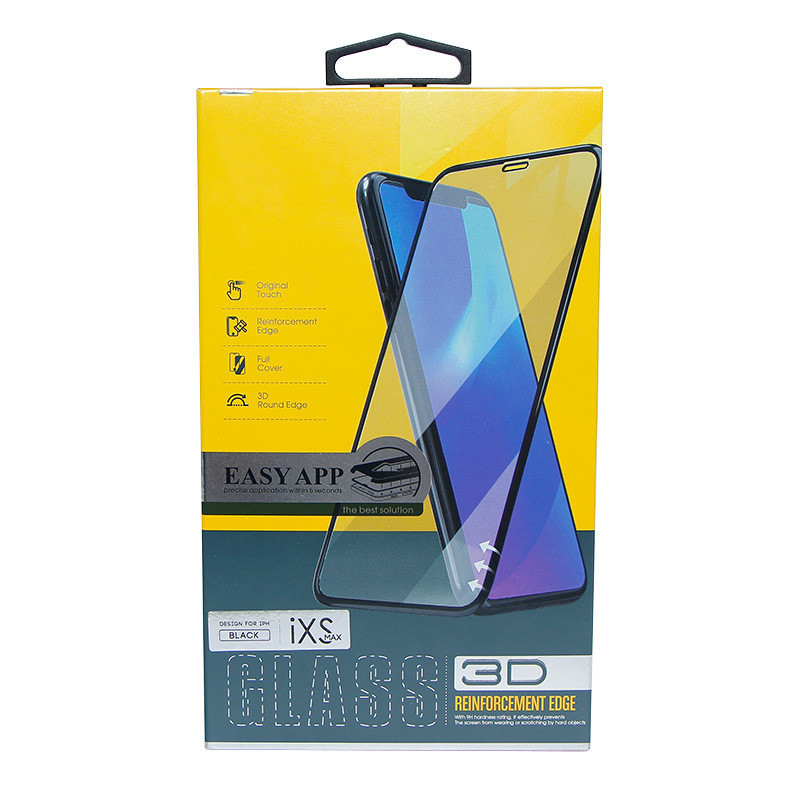 Luxury Paper Electronics Packaging Box Phone Screen Protector Packaging Box