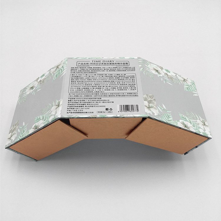 Customized Stamping Rigid Cardboard Paper Cosmetic Packaging Box for Eco-Friendly Gift