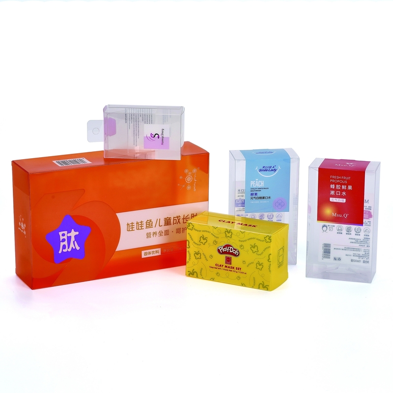OEM PP PET PVC Biodegradable Plastic Packaging Box For Shopping Mall Supermarket Shop