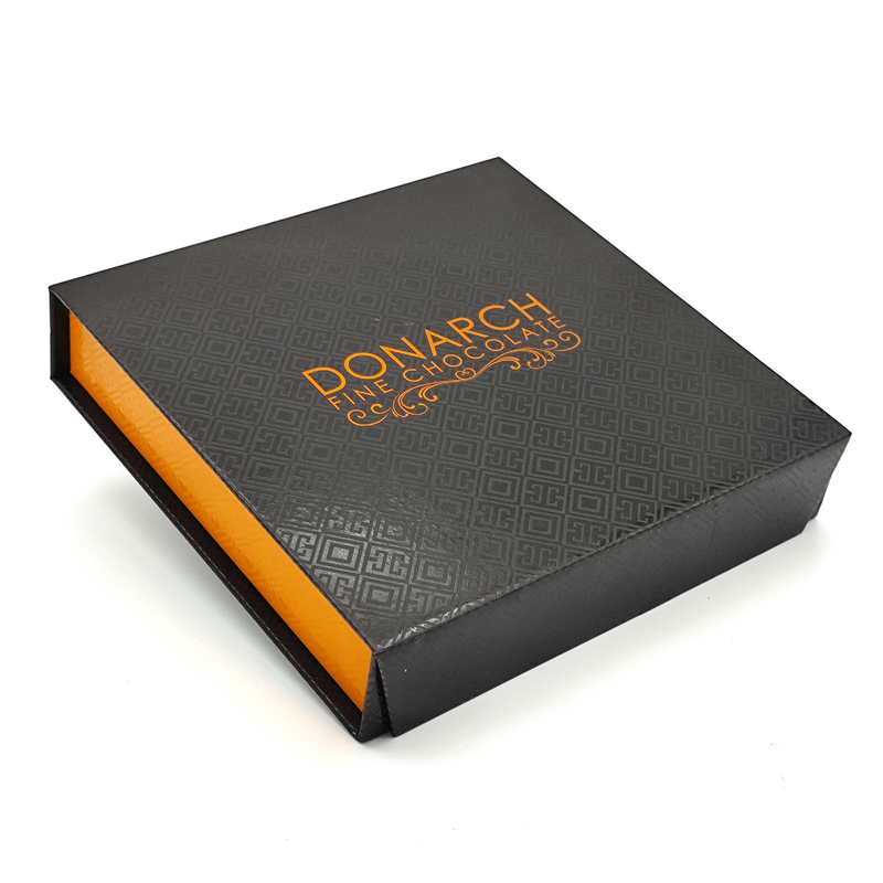Coated Paper Chocolate Packaging Box Printing Custom Logo ISO9001/ QS Certified