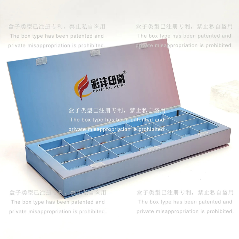 Custom Logo Sweet Flip Paper Box Chocolate Bar Packaging Slotted Box With Box Sleeve