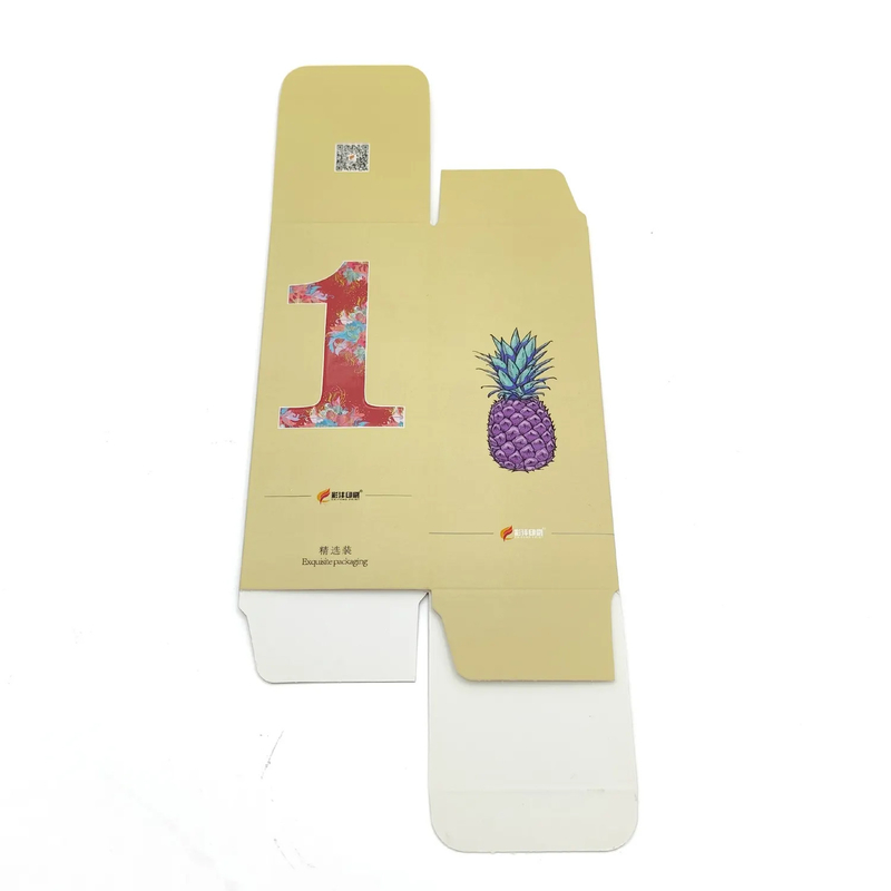 China manufacture custom product two tuck top paper box for product packaging