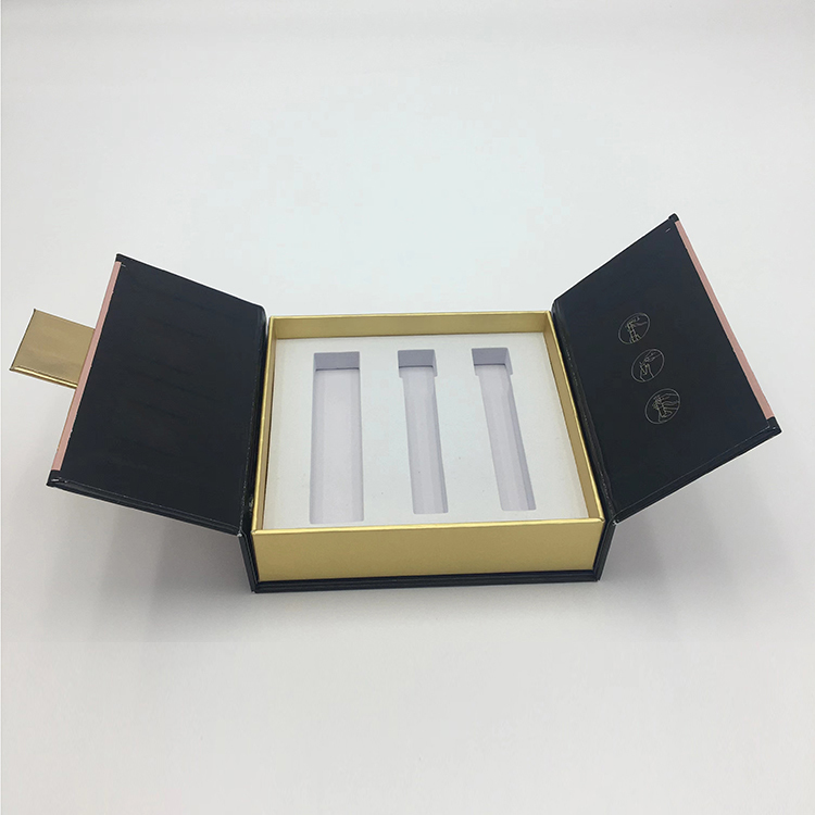 Custom Luxury Cosmetic Packaging Box with CMYK 4 Color Offset Printing and Recycled Materials for Perfume Bottle Box