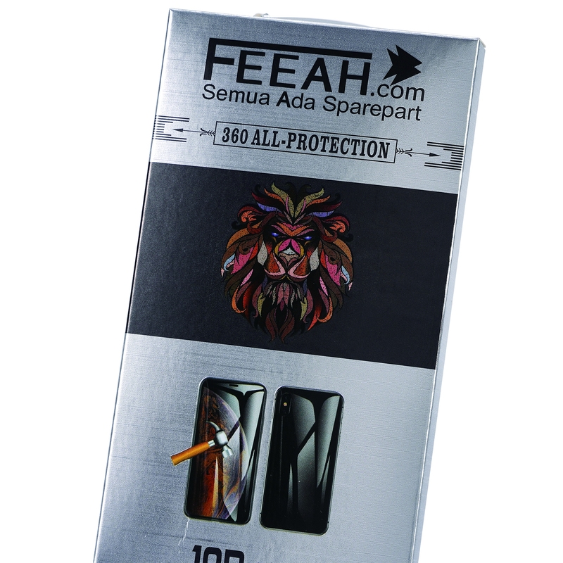 Custom Art Paper Earphone Packaging Box with Self Erecting Design and Glossy Lamination