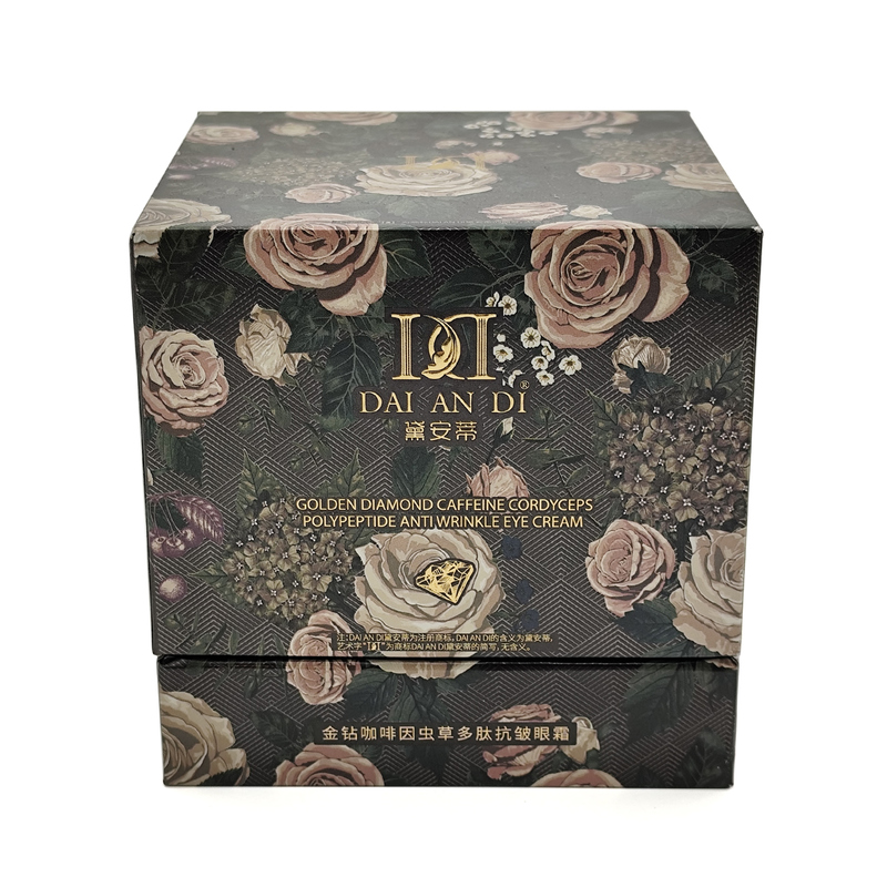 Custom Size Luxury Skincare Rigid Box with Free Sample and Cuboid Design for Cosmetic Packaging