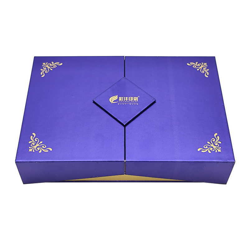 Free Sample Custom Magnetic Closure Luxury Cosmetic Box with Double Door Open for Perfume Gift Packaging