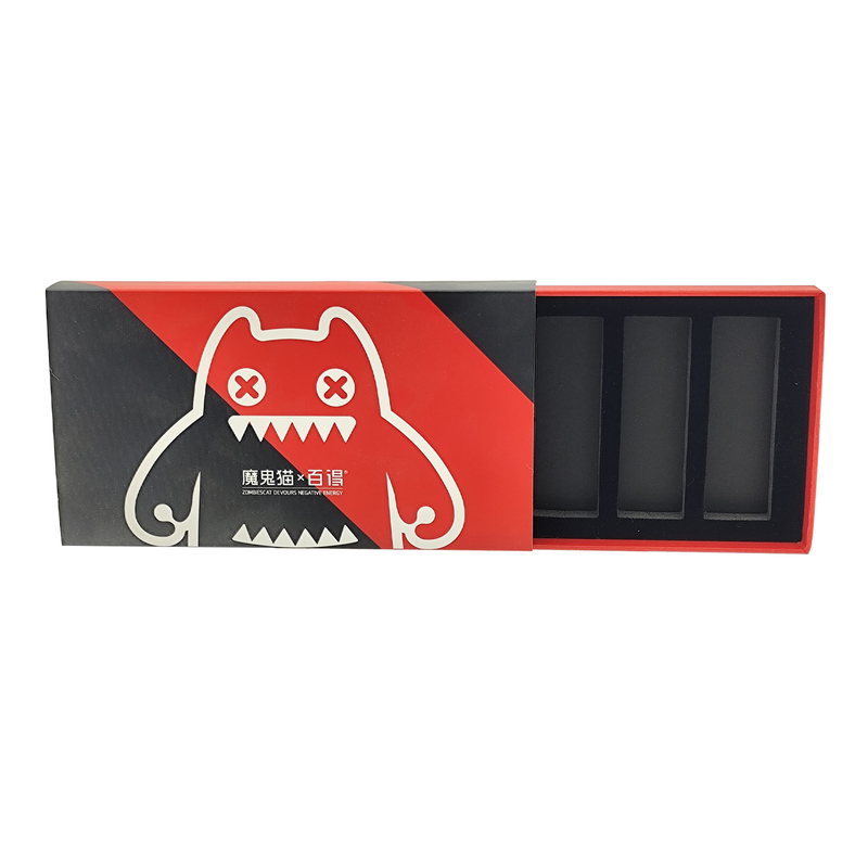 Customized Size Drawer Box with Matt Lamination Varnishing and Embossing for Cosmetic Packaging