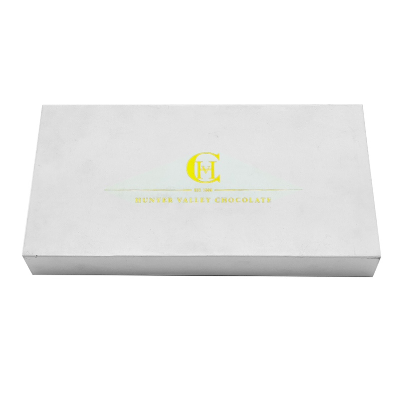 Custom Size Luxury Chocolate Box with Food Grade Paperboard and Cuboid Shape for Gift Packaging