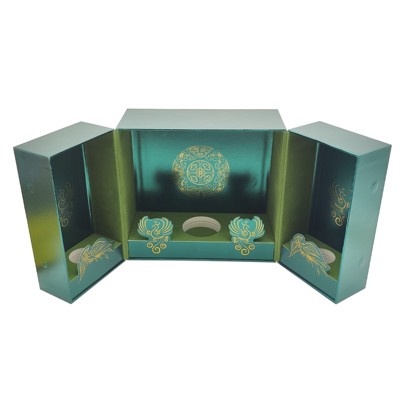 Custom Design Luxury Double-Door Cosmetic Packaging Box with 3-7 Days Sample Time and Paperboard Material